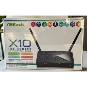 ASRock X10 AC1300 2-in-1 IoT Wireless Router Smart Home Automation ZigBee & IR